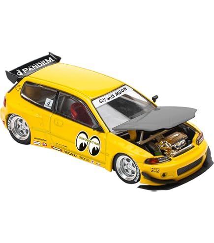 Amazon | POP RACE x Enigma 1/64 パンデムシビック EG6 - ピンク 完成